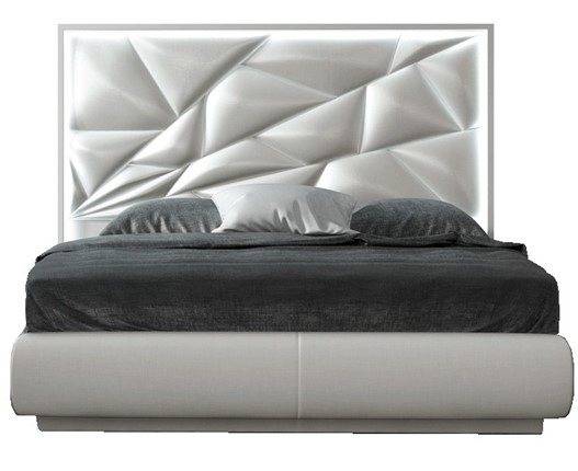 Кровать 2-спальная FRANCO KIU 1242 с LED подсветкой изголовья (180х200) в Воронеже - изображение