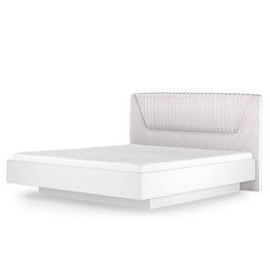 Кровать с механизмом двуспальная Марсель-11 (Белый, ткань Catania white) 1600 в Воронеже