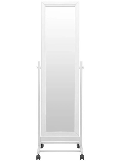 Зеркало напольное в гардероб BeautyStyle 27 (135х42,5см) Белое в Воронеже - изображение 1