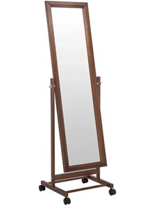 Зеркало напольное в гардероб BeautyStyle 27 (135х42,5см) Средне-коричневый в Воронеже