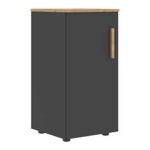 Низкий шкаф колонна с глухой дверью левой FORTA Графит-Дуб Гамильтон  FLC 40.1 (L) (399х404х801) в Воронеже