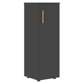 Средний шкаф колонна с глухой дверью правой FORTA Черный Графит  FMC 40.1 (R) (399х404х801) в Воронеже