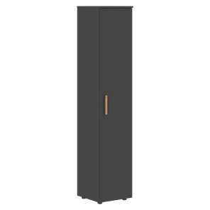 Шкаф колонна высокий с глухой дверью FORTA Черный Графит  FHC 40.1 (L/R) (399х404х1965) в Воронеже