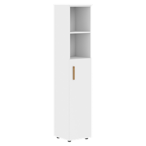 Высокий шкаф колонна с глухой средней дверью правой FORTA Белый FHC 40.5 (R) (399х404х1965) в Воронеже
