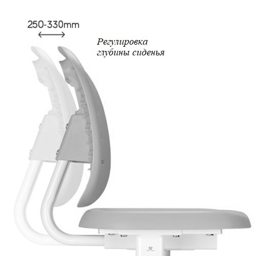 Стол растущий и стул Piccolino III Grey в Воронеже - изображение 1