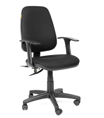 Офисное кресло CHAIRMAN 661 Ткань стандарт 15-21 черная в Воронеже - изображение